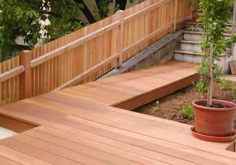 Terrassenboden aus Bangkirai