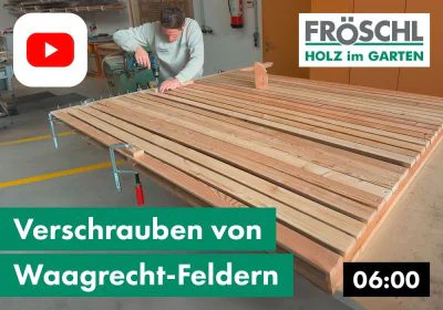 11 – Verschrauben von Waagrecht-Feldern