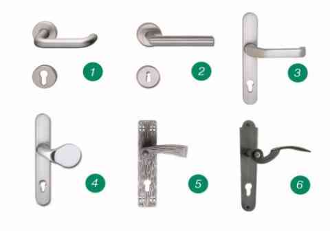 Türdrücker zur Auswahl